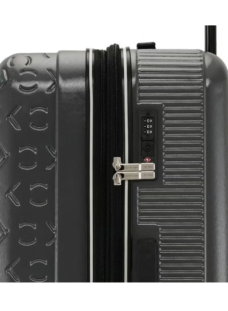 CALVIN KLEIN  Calvin Klein Fly Control 3-Piece Hardside Luggage Set on Wheels for Unisex | Ultra Lightweight ABS with Spinner Wheels 4 Color Granite Grey  | Best Price UAE